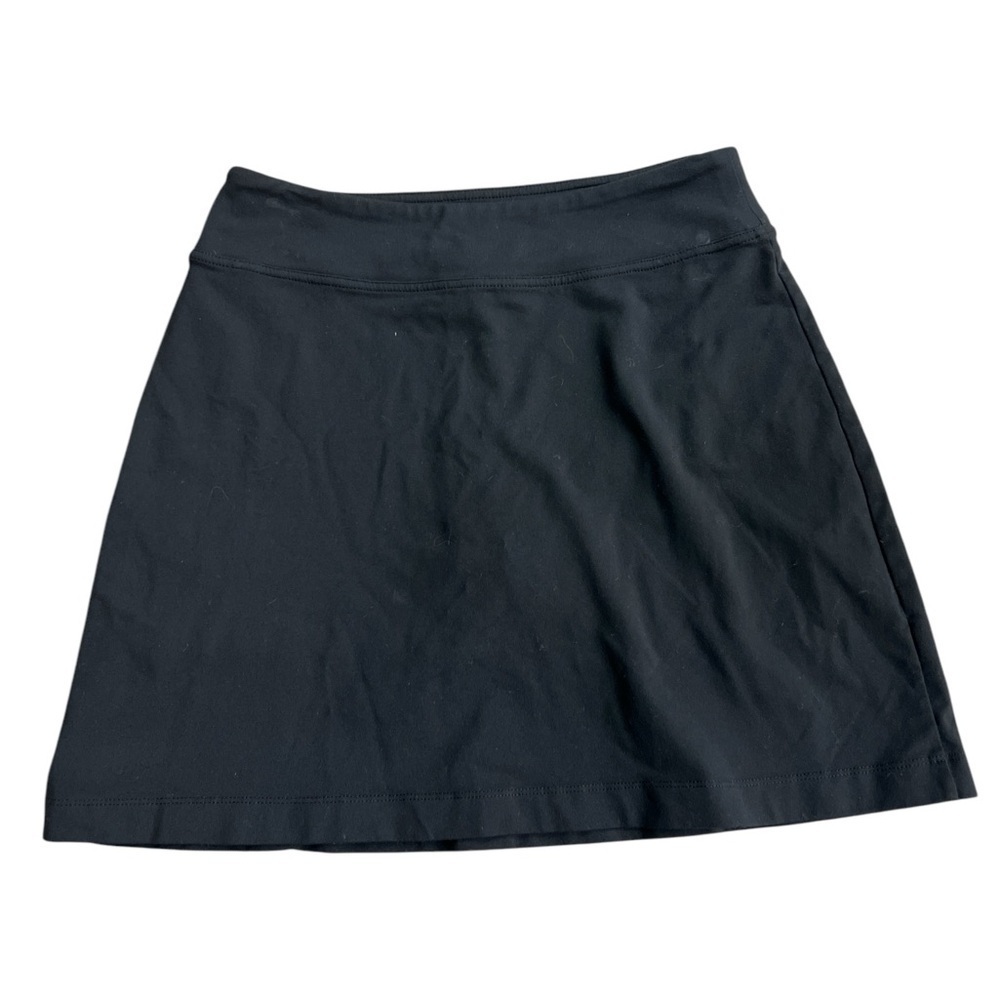 ATHLETA Excursion Hybrid Black Skort Built In Shorts Golf Tennis Pickleball